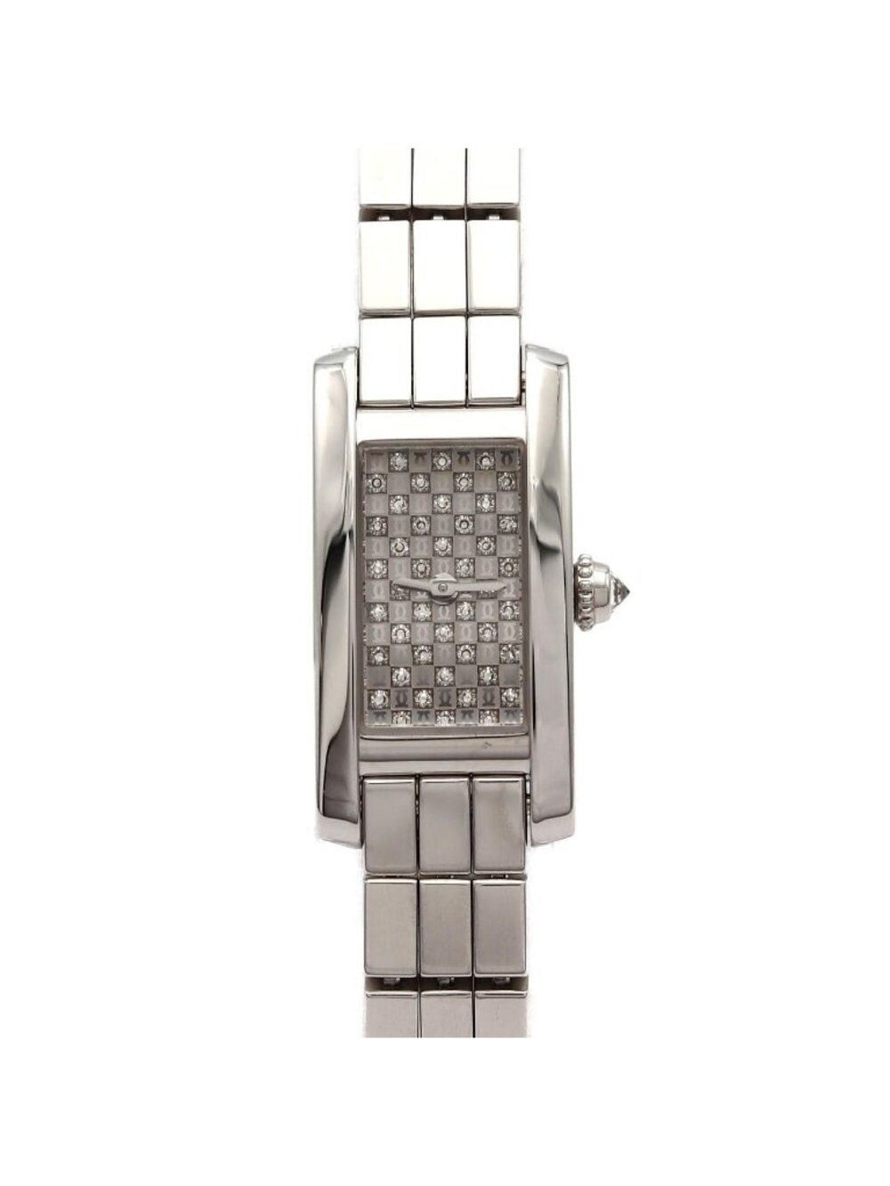 Cartier Tank Alonge Lanieres SM WG Quartz Watch